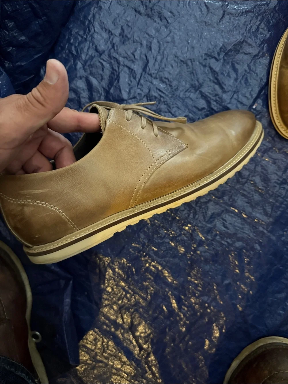 Wolverines Men's Brown Leather Derby Shoes - Classic Lace-Up